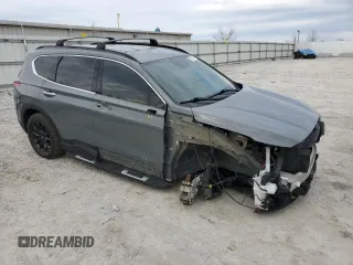 2023 Hyundai Santa Fe XRT with VIN 5NMS6DAJ6PH498902, listed as a Copart auction lot 47312715 with 57,589 mi miles and Salvage Title. Bid and sale history available at carsss.com. Image 4.