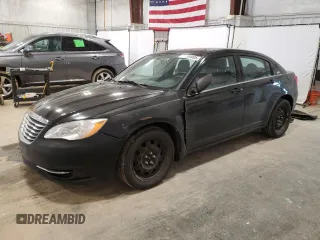 2013 Chrysler 200 LX with VIN 1C3CCBAB0DN691317, listed as a Copart auction lot 51500005 with 162,046 mi miles and Clean Title. Bid and sale history available at carsss.com. Image 1.