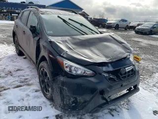 2021 Subaru Crosstrek Premium with VIN JF2GTAEC7M8292785, listed as a Copart auction lot 87694195 with 38,716 mi miles and Salvage title. Bid and sale history available at DreamBid. Image 1.