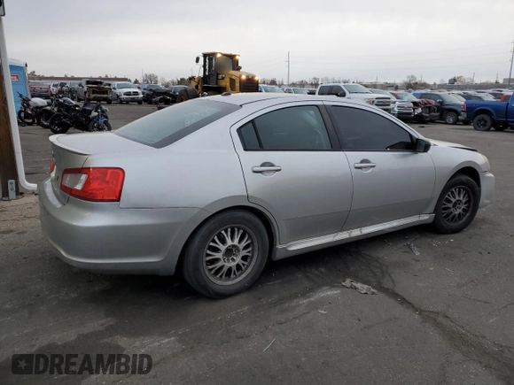 2010 Mitsubishi Galant ES with VIN 4A32B3FF0AE004969, listed as a Copart auction lot 49839655 with 0 mi miles and Non Repairable. Bid and sale history available at carsss.com. Image 3.