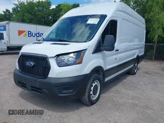 2022 Ford Transit Cargo with VIN 1FTBR3X89NKA23915, listed as a IAAI auction lot 42233534 with 3,755 mi miles and . Bid and sale history available at DreamBid. Image 2.