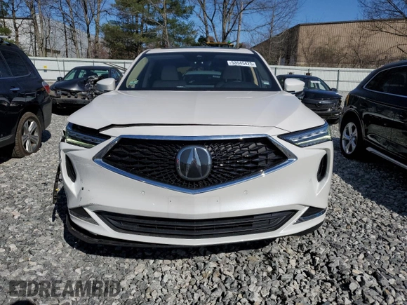 2023 Acura MDX Technology with VIN 5J8YE1H45PL009787, listed as a Copart auction lot 53545425 with 26,815 mi miles and Salvage title. Bid and sale history available at DreamBid. Image 5.