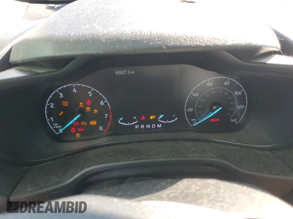 2021 Ford Transit Connect XLT with VIN NM0GS9F27M1504144, listed as a Copart auction lot 70214034 with 45,827 mi miles and Salvage title. Bid and sale history available at DreamBid. Image 9.