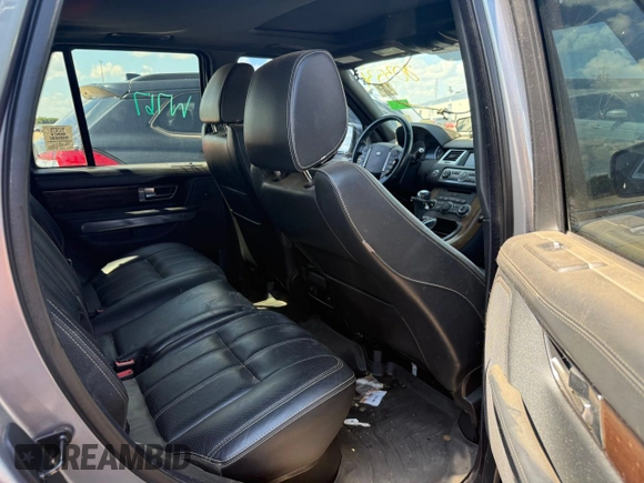 2013 Land Rover Range Rover Sport HSE Lux with VIN SALSK2D46DA803531, listed as a Copart auction lot 64678465 with Not provided miles and Clean title. Bid and sale history available at DreamBid. Image 6.