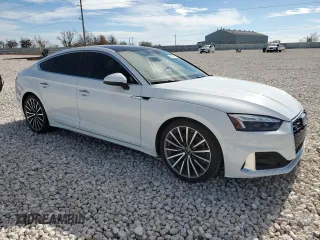2021 Audi A5 Sportback Premium Plus with VIN WAUCBCF51MA025644, listed as a Copart auction lot 81047833 with 9,959 mi miles. Bid and sale history available at carsss.com. Image 4.