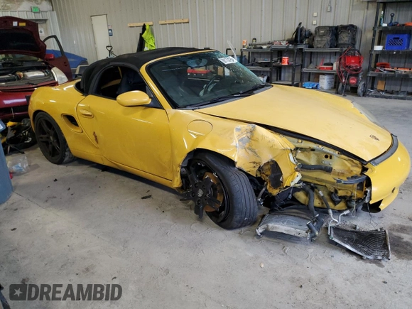 2002 Porsche Boxster z VIN WP0CA29832U621890, wystawiony jako Copart lot #88170475 z przebiegiem 156 954 mil mil oraz Szkoda całkowita • Salvage title. Historia ofert i sprzedaży dostępna na DreamBid. Obrazek 4.