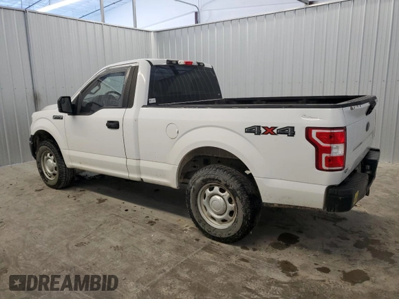 2018 Ford F-150 XL with VIN 1FTMF1EB3JKD60918, listed as a Copart auction lot 43950135 with Not Provided miles and Salvage Title. Bid and sale history available at carsss.com. Image 2.