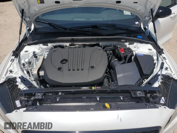 2024 Volvo S60 Plus Black Edition with VIN 7JRL12FHXRG281975, listed as a Copart auction lot 64807344 with 5,629 mi miles and Salvage title. Bid and sale history available at DreamBid. Image 11.