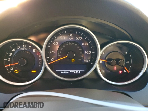 2012 Acura RL Technology with VIN JH4KB2F6XCC000213, listed as a Copart auction lot 81556514 with 103,466 mi miles and Salvage Title. Bid and sale history available at DreamBid. Image 9.