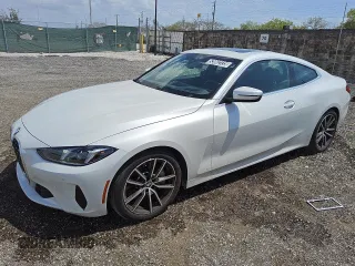 2025 BMW 4 Series 430i with VIN WBA43DA01SCT01356, listed as a Copart auction lot 53862335 with 17,451 mi miles and Clean title. Bid and sale history available at DreamBid. Image 1.