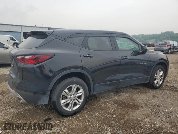 2019 Chevrolet Blazer with VIN 3GNKBBRAXKS659006, listed as a Copart auction lot 60274825 with 152,427 mi miles and Salvage title. Bid and sale history available at DreamBid. Image 3.