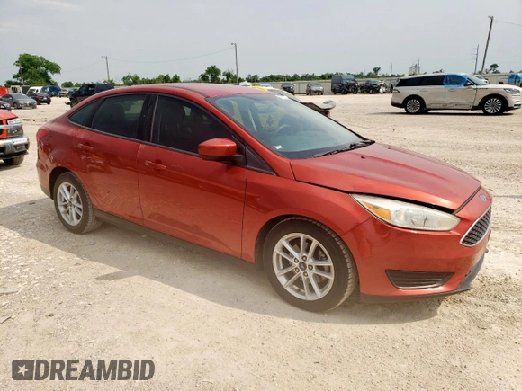 2018 Ford Focus SE with VIN 1FADP3F26JL302454, listed as a Copart auction lot 57023535 with 45,592 mi miles and Salvage title. Bid and sale history available at DreamBid. Image 4.