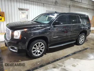 2015 GMC Yukon SLE with VIN 1GKS2AKC3FR664740, listed as a Copart auction lot 53824145 with 194,655 mi miles and Salvage Title. Bid and sale history available at carsss.com. Image 1.