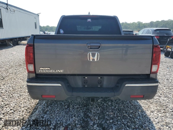 2017 Honda Ridgeline RTL-T with VIN 5FPYK2F69HB010616, listed as a Copart auction lot 58718625 with 113,047 mi miles and Salvage title. Bid and sale history available at DreamBid. Image 6.