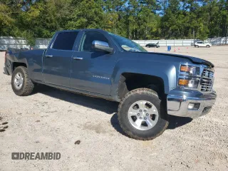 2014 Chevrolet Silverado 1500 LT with VIN 1GCUKREC7EF194341, listed as a Copart auction lot 75795304 with Not Provided miles and Salvage Title. Bid and sale history available at DreamBid. Image 4.