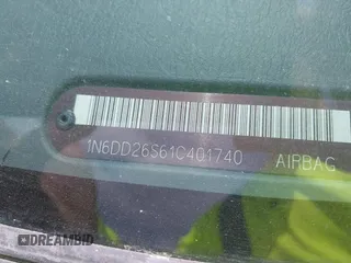 2001 Nissan Frontier XE с VIN 1N6DD26S61C401740, выставлен на аукционе IAAI как лот 42033423 с пробегом 31 610 миль миль и . История ставок и продаж доступна на DreamBid. Изображение 9.