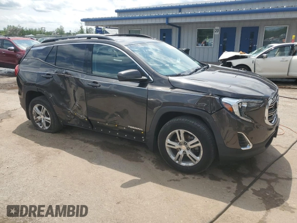 2019 GMC Terrain SLE with VIN 3GKALTEV0KL151061, listed as a Copart auction lot 59657955 with 70,786 mi miles and Salvage title. Bid and sale history available at DreamBid. Image 4.