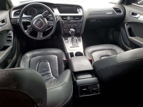 2009 Audi A4 Premium Plus with VIN WAUSF78KX9N024437, listed as a Copart auction lot 55547125 with 120,857 mi miles and Salvage title. Bid and sale history available at DreamBid. Image 8.