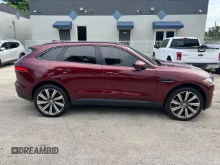 2017 Jaguar F-Pace 35t Prestige with VIN SADCK2BV2HA077734, listed as a Copart auction lot 53062845 with 75,342 mi miles and Non Repairable. Bid and sale history available at DreamBid. Image 14.