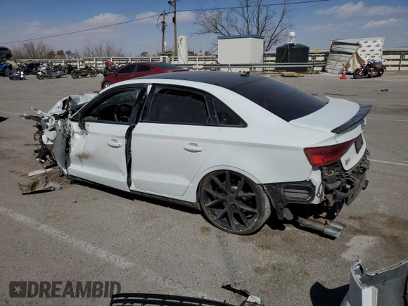 2018 Audi S3 Premium Plus with VIN WAUB1GFF9J1034277, listed as a Copart auction lot 48336225 with 0 mi miles and Salvage Title. Bid and sale history available at carsss.com. Image 2.