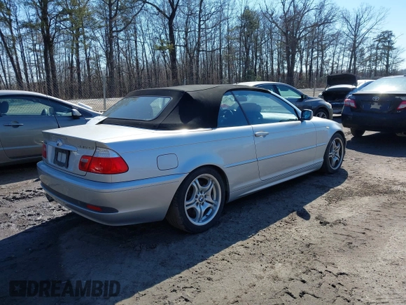 2004 BMW 3 Series 330Ci with VIN WBABW53444PJ95582, listed as a IAAI auction lot 41711654 with 225,895 mi miles and . Bid and sale history available at DreamBid. Image 4.