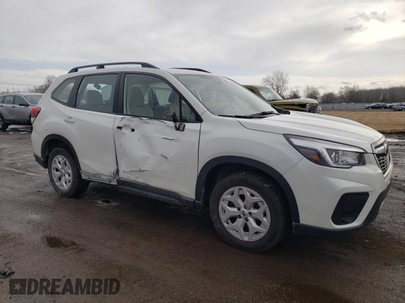 2019 Subaru Forester with VIN JF2SKACC1KH590116, listed as a Copart auction lot 47850195 with 58,574 mi miles and Salvage Title. Bid and sale history available at carsss.com. Image 4.