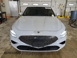 2022 Genesis G70 2.0T with VIN KMTG34TA2NU092828, listed as a Copart auction lot 47296105 with 15,737 mi miles and Salvage title. Bid and sale history available at DreamBid. Image 5.
