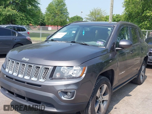 2017 Jeep Compass Latitude with VIN 1C4NJDEB4HD114026, listed as a IAAI auction lot 42449519 with 97,877 mi miles and . Bid and sale history available at DreamBid. Image 17.