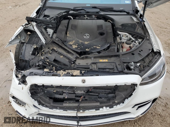 2024 Mercedes-Benz S 580 с VIN W1K6G7GB7RA274038, выставлен на аукционе Copart как лот 42456595 с пробегом 5 810 миль миль и Списание • Salvage title. История ставок и продаж доступна на DreamBid. Изображение 12.