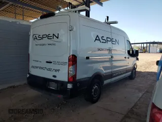 2018 Ford Transit with VIN 1FTYR2CM7JKA51973, listed as a Copart auction lot 59139395 with Not provided miles and Salvage title. Bid and sale history available at DreamBid. Image 3.