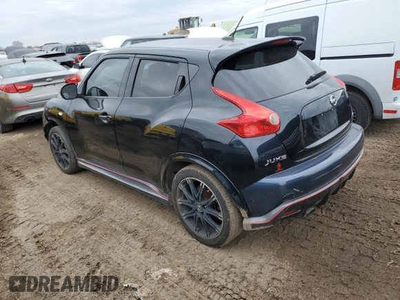 2013 Nissan Juke SV with VIN JN8AF5MV4DT230154, listed as a Copart auction lot 47546725 with 108,249 mi miles and Salvage Title. Bid and sale history available at carsss.com. Image 2.