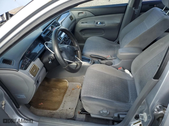 2004 Mitsubishi Lancer ES with VIN JA3AJ26E54U024050, listed as a Copart auction lot 52128715 with 191,989 mi miles and Clean Title. Bid and sale history available at carsss.com. Image 7.