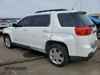 2011 GMC Terrain SLT-1 with VIN 2CTFLVE53B6235302, listed as a Copart auction lot 46898125 with 183,059 mi miles and Salvage title. Bid and sale history available at DreamBid. Image 2.