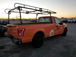 2016 Ford F-150 XL with VIN 1FTMF1CF5GKE51185, listed as a Copart auction lot 84257984 with 71,785 mi miles and Salvage Title. Bid and sale history available at carsss.com. Image 3.