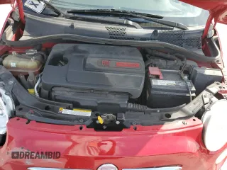 2012 FIAT 500 Lounge with VIN 3C3CFFCR0CT121390, listed as a Copart auction lot 54912265 with 109,885 mi miles and Salvage title. Bid and sale history available at DreamBid. Image 11.