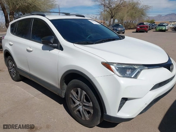 2017 Toyota RAV4 LE with VIN JTMZFREV0HJ116626, listed as a IAAI auction lot 41809294 with 110,114 mi miles. Bid and sale history available at carsss.com. Image 1.