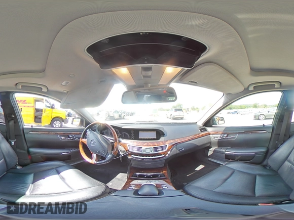2012 Mercedes-Benz S 550 with VIN WDDNG9EB4CA451209, listed as a Copart auction lot 61836825 with 98,630 mi miles and Salvage title. Bid and sale history available at DreamBid. Image 14.