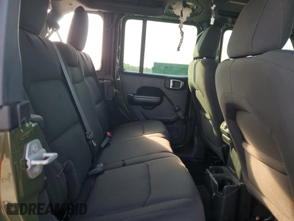 2021 Jeep Wrangler Unlimited Sport S with VIN 1C4HJXDG1MW819912, listed as a Copart auction lot 62340915 with 46,243 mi miles and Salvage title. Bid and sale history available at DreamBid. Image 10.