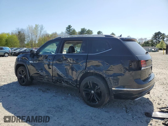 2018 Volkswagen Atlas SE with VIN 1V2PR2CA2JC526598, listed as a Copart auction lot 53878145 with 84,760 mi miles and Salvage title. Bid and sale history available at DreamBid. Image 2.
