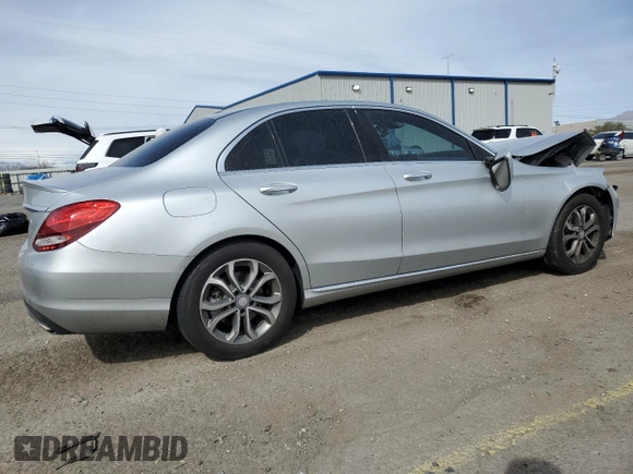 2016 Mercedes-Benz C 300 with VIN 55SWF4JB8GU124656, listed as a Copart auction lot 49355515 with 71,024 mi miles and Salvage Title. Bid and sale history available at carsss.com. Image 3.
