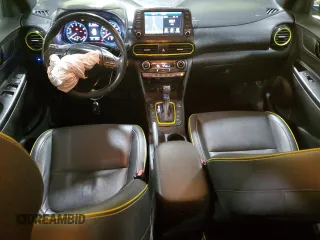 2019 Hyundai Kona Ultimate with VIN KM8K5CA54KU251357, listed as a Copart auction lot 48055745 with 65,021 mi miles and Salvage Title. Bid and sale history available at carsss.com. Image 8.
