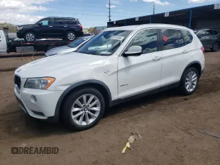 2013 BMW X3 xDrive28i with VIN 5UXWX9C5XD0A13315, listed as a Copart auction lot 54161245 with 0 mi miles and Clean Title. Bid and sale history available at carsss.com. Image 1.