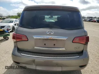 2012 Infiniti QX56 7-passenger with VIN JN8AZ2NF6C9516659, listed as a Copart auction lot 69617814 with 275,756 mi miles and Clean Title. Bid and sale history available at carsss.com. Image 6.