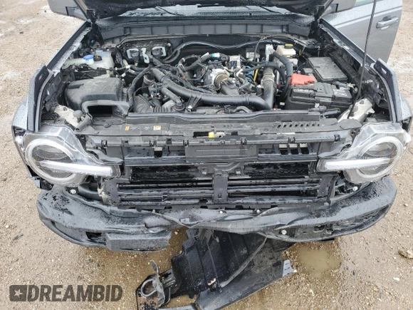 2024 Ford Bronco Outer Banks with VIN 1FMEE8BP5RLA22552, listed as a Copart auction lot 57555045 with 18,000 mi miles and Salvage title. Bid and sale history available at DreamBid. Image 11.