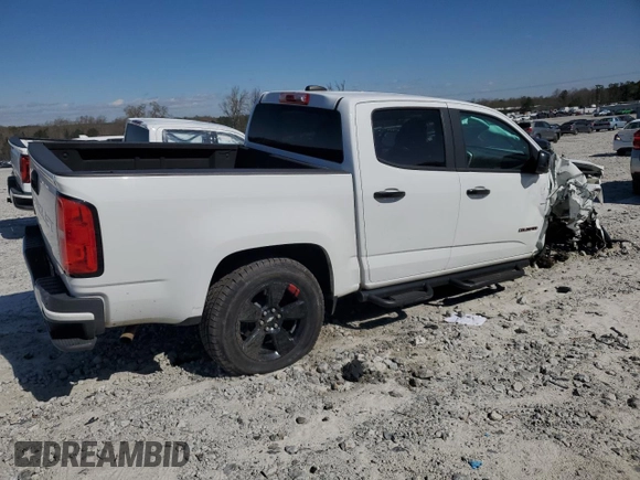 2021 Chevrolet Colorado 2WD LT with VIN 1GCGSCEA8M1277653, listed as a Copart auction lot 50004085 with 82,219 mi miles and Salvage title. Bid and sale history available at DreamBid. Image 3.