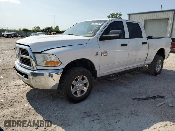 2012 Ram 2500 ST z VIN 3C6UD5CL8CG235889, wystawiony jako Copart lot #58773955 z przebiegiem 187 522 mil mil oraz Szkoda całkowita • Salvage title. Historia ofert i sprzedaży dostępna na DreamBid. Obrazek 1.