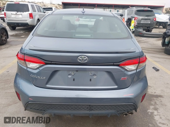 2022 Toyota Corolla SE with VIN 5YFS4MCE6NP132723, listed as a IAAI auction lot 41685699 with 25,228 mi miles. Bid and sale history available at carsss.com. Image 17.