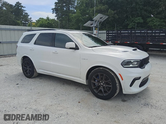 2022 Dodge Durango R/T z VIN 1C4SDJCT9NC230229, wystawiony jako Copart lot #56567995 z przebiegiem 12 626 mil mil oraz Czysty tytuł • Clean title. Historia ofert i sprzedaży dostępna na DreamBid. Obrazek 4.