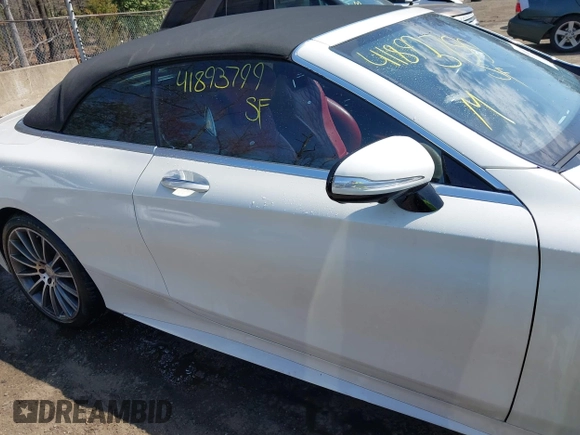 2017 Mercedes-Benz S 550 with VIN WDDXK8CB4HA024186, listed as a IAAI auction lot 41893799 with 73,633 mi miles and . Bid and sale history available at DreamBid. Image 14.
