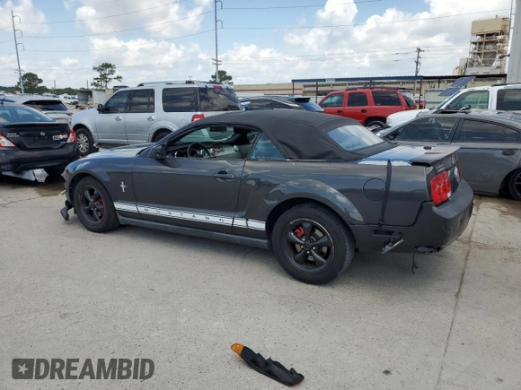 2008 Ford Mustang Deluxe with VIN 1ZVHT84N185180728, listed as a Copart auction lot 56924285 with 93,353 mi miles and Salvage title. Bid and sale history available at DreamBid. Image 2.